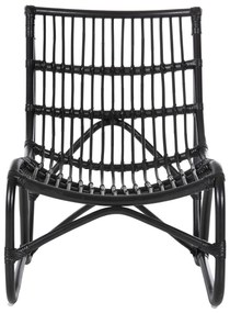 ΠΟΛΥΘΡΟΝΑ GRINN HM9815.02 ΡΑΒΔΟΙ RATTAN ΣΕ ΜΑΥΡΟ 56,5x73,5x79,5Υ εκ. - HM9815.02