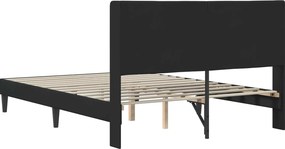 vidaXL Σκελετός Κρεβατιού Μαύρο 120 x 190 cm Βελούδο