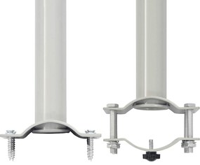 vidaXL Σκίαστρο Πλαϊνό Συρόμενο Βεράντας Κρεμ 60 x 300 εκ.