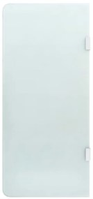 vidaXL Διαχωριστικό Ουρητηρίου Επιτοίχιο 90 x 40 εκ. από Ψημένο Γυαλί