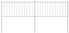 vidaXL Ανταλλακτικό κεφαλάρι Λευκό 193 εκ. Μεταλλικό