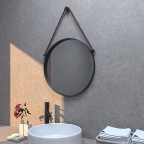 Iron Rope Ø80 - Καθρέπτης μπάνιου μεταλλικός - Bronze