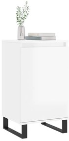 vidaXL Ντουλάπια 2 τεμ. Γυαλιστ. Λευκό 40x35x70 εκ. από Επεξεργ. Ξύλο