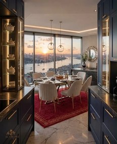 Stewehome Τραπέζι Oslo 6 ατόμων με 6 καρέκλες Λέξους
