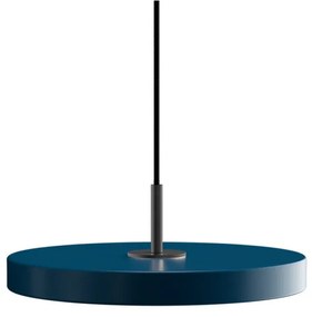 Φωτιστικό Οροφής Asteria Mini Black 2209C4175 Φ31x3.3cm Led 900lm 14W 3000k Petrol Blue Umage
