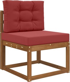 vidaXL Μαξιλάρι Καναπέ Εξωτερικού Χώρου 2 pcs Μπορντό Πολυεστέρας