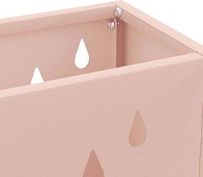 vidaXL Σχέδιο &amp; βάση αποθήκευσης Ροζ 28 x 12 x 41 εκ Ατσάλι