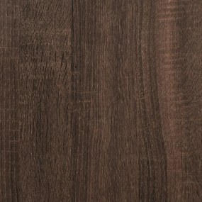 vidaXL Κάλυμμα Καλοριφέρ Καφέ Δρυς 104x20x82 εκ. Επεξεργασμένο Ξύλο