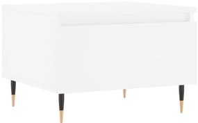 vidaXL Τραπεζάκια Σαλονιού 2 τεμ. Λευκά 50 x 46 x 35 εκ. Επεξεργ. Ξύλο
