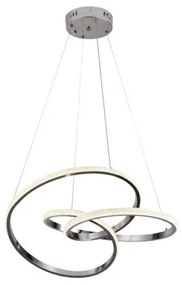 Κρεμαστό Φωτιστικό Οροφής LED 40W IP20 3CCT Χρώμιο 6092-B-Chrome Inlight-6092-B-Chrome-Χρώμιο 6092-B-Chrome
