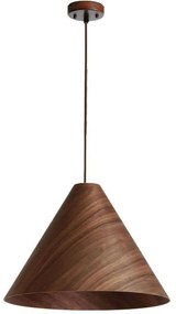 Φωτιστικό Οροφής VK/03329/PE/DW/61 Φ61x200cm E27 20W Walnut VKLed