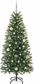 vidaXL Τεχνητό Χριστουγεννιάτικο Δέντρο Πράσινο 150 cm ΠΕ και PVC