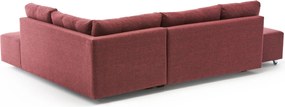 Corner Sofa-Bed Manama Corner Sofa Bed Right - Claret Red Claret Red