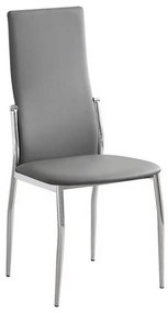 Καρέκλα Fresh Grey ΕΜ903,7 45x52x100cm Σετ 4τμχ Metal, Technoderma