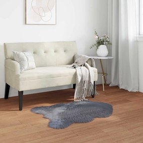 vidaXL Χαλί από τεχνητό πρόβειο δέρμα TAFALLA Ανθρακί 50 x 80 cm