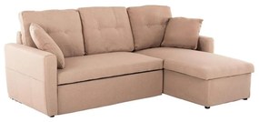 Καναπές-Κρεβάτι Γωνία Luke HM3238.02 Με Αποθηκευτικό Χώρο 222x152x93cm Beige Ύφασμα