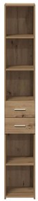 vidaXL Highboard artisan δρυς 30 x 42.5 x 185 εκ Επεξεργασμένο ξύλο