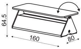 ΕΠΙΤΟΙΧΟ ΦΩΤΙΣΤΙΚΟ LED 5W 3000K ΑΛΟΥΜΙΝΙΟ ΛΕΥΚΟ 16X8X5,5CM PYRAMID - 1.5W - 20W - ZD80645LEDWH