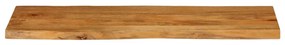 vidaXL Επιφάνεια Τραπεζιού 110x40x3,8 εκ. Live Edge Μασίφ Ξύλο Μάνγκο