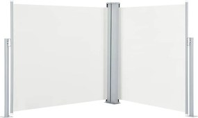 vidaXL Σκίαστρο Πλαϊνό Συρόμενο Κρεμ 120 x 600 εκ.