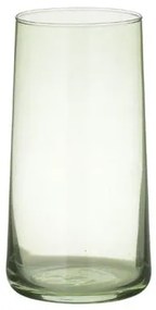 Inart S/6 Ποτήρι Νερού Γυάλινο Πράσινο 540Cc Φ8Χ15