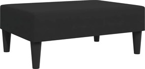 vidaXL Σετ Σαλονιού 2 Τεμαχίων Μαύρο Βελούδινο