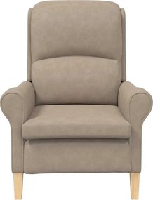 vidaXL Πολυθρόνα Taupe 76 x 94 x 102 εκ. Μικροΐνες