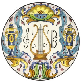 Διακοσμητικό Πιάτο Κεραμικό WM Collection Δ32εκ. NSymphonia/A