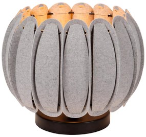 Φωτιστικό Επιτραπέζιο Lucide 34545-81-36 SPENCER Γκρι (Grey)|Μαύρο Ματ (Black Mat)