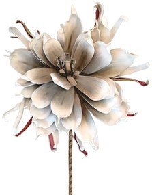 Λουλούδι Λευκό-Γκρι Art Et Lumiere 110εκ. 01388
