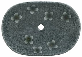 vidaXL Νιπτήρας Οβάλ Μπλε 59x40x14 εκ. Κεραμικός