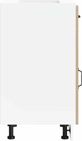 vidaXL ντουλάπι βάσης κουζίνας Kalmar Sonoma δρυς Επεξεργασμένο Ξύλο