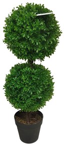 Supergreens Τεχνητό Φυτό Πυξάρι Διπλό 60 εκ. - Πολυαιθυλένιο - 6740-6