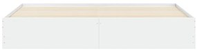 vidaXL Πλαίσιο Κρεβατιού με Συρτάρια Χωρίς Στρώμα Λευκό 160x200 εκ.