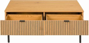 Τραπέζι Σαλονιoύ Με 2 Συρτάρια & Ράφι (98x60x45) Spitishop Sequence CT01