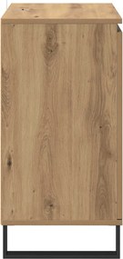 vidaXL Πλαϊνό γραφείο Artisan Oak 60 x 35 x 70 cm Επεξεργασμένο ξύλο