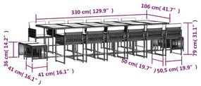 ΣΕΤ ΤΡΑΠΕΖΑΡΙΑΣ ΚΗΠΟΥ 17 ΤΕΜ. ΓΚΡΙ ΑΠΟ ΣΥΝΘ. ΡΑΤΑΝ ΜΕ ΜΑΞΙΛΑΡΙΑ 3211544