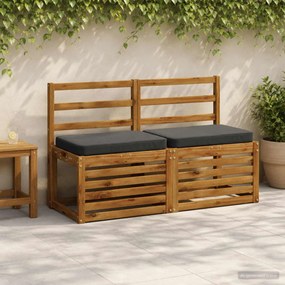 vidaXL Μαξιλάρια Πάγκου 2 Τεμαχίων VUGHT 2 pcs 100% Πολυεστέρας