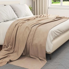 vidaXL Κουβέρτα Καμηλοπάρδαλη 270 x 240 cm Μαλλί