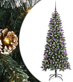 vidaXL Τεχνητό Χριστουγεννιάτικο Δέντρο με 150 LED Πράσινο 150 cm