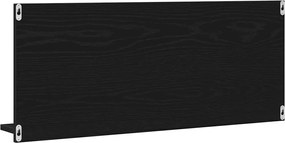 vidaXL Επιτραπέζιο Καθρέφτη με ράφι Μαύρη Οξυά 90 x 10,5 x 37 cm