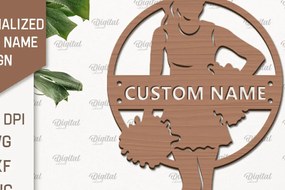 Intra απο ξύλο plywood 3mm-4mm πάχος Ξύλινη πινακίδα Cheerleader Δίασταση 30x20 cm INTRAFABR-97085853