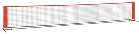 vidaXL Δίχτυ Τένις Μαύρο &amp; Κόκκινο 600x100x87 εκ. από Πολυεστέρα