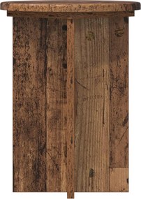 vidaXL Βάση φυτών 2 pcs Παλαιωμένο ξύλο Ø29,5 x 40 εκ.