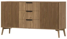 Μπουφές Natsi 162724039 150x40x72cm Oak Πλαστικό,Mdf