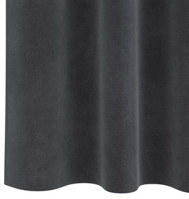 vidaXL Κουρτίνες με κουρτίνες 2 pcs Ανοιχτό γκρι 140 x 175 cm Βελούδο