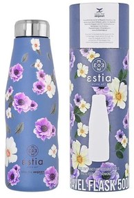 ESTIA ΘΕΡΜΟΣ TRAVEL FLASK SAVE THE AEGEAN 500ml GARDEN BLUE