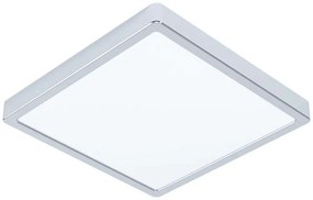 Φωτιστικό Οροφής-Πλαφονιέρα 99269 Fueva Led 285X285 Chrome 3000K Eglo Metal, Plastic