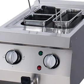 Heavy Duty Pasta Cooker - 1 x 20L - Single Unit - 70cm Deep - Electric