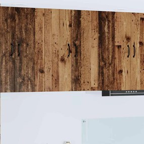 vidaXL Πάνελ πλυντηρίου πιάτων Kalmar 2 pcs Παλιό ξύλο